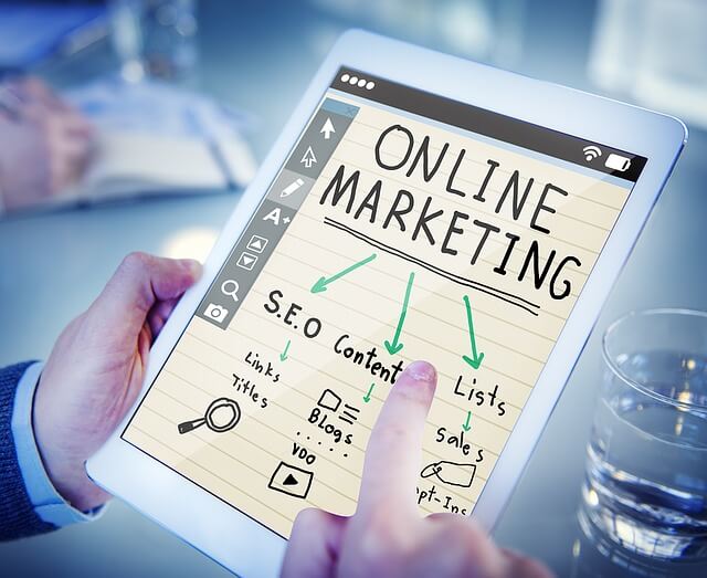 Many different online marketing options.